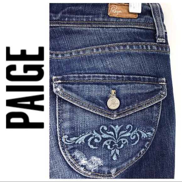 💕SALE💕 Paige “Pico” Embroidered Premium Denim - Picture 4 of 8